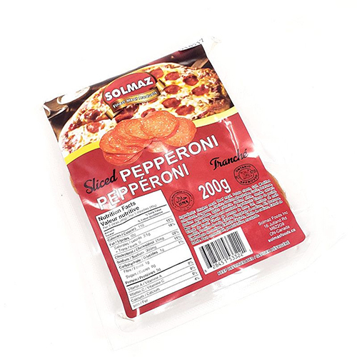 http://atiyas.techluminous.com/public/storage/photos/1/PRODUCT 3/Solmaz Sliced Pepperoni 200g.jpg